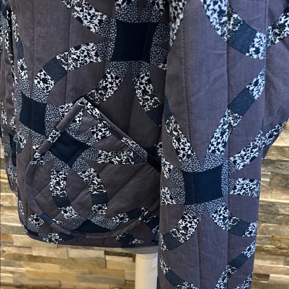 Universal Thread Blue Floral Jacket - image 4